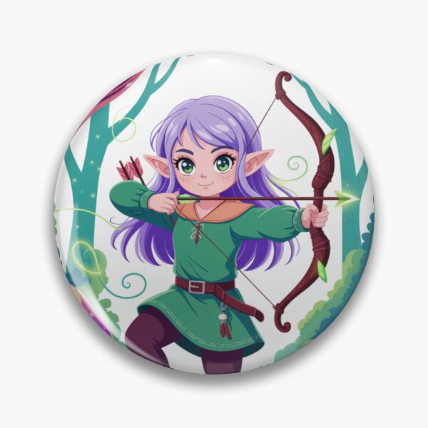 Item preview, Cute Elf Archer – Fantasy Anime Style designed and sold by NeoCrea-Geek.