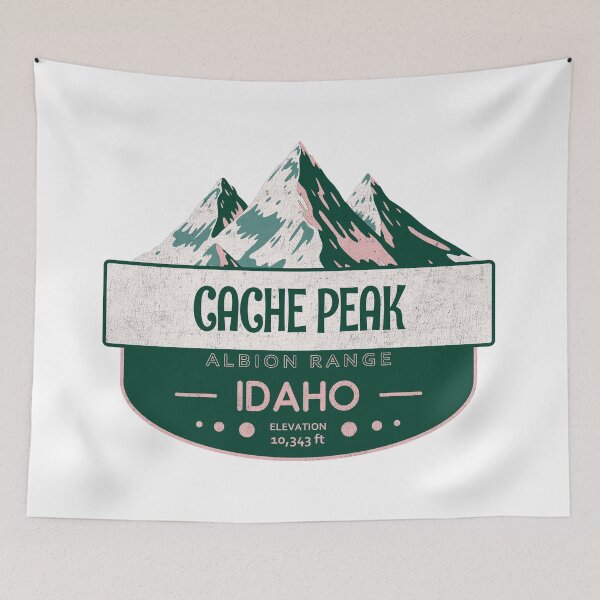 Item preview, Cache Peak, Albion Range, Idaho, Mountain Design designed and sold by Wanderful-roads.
