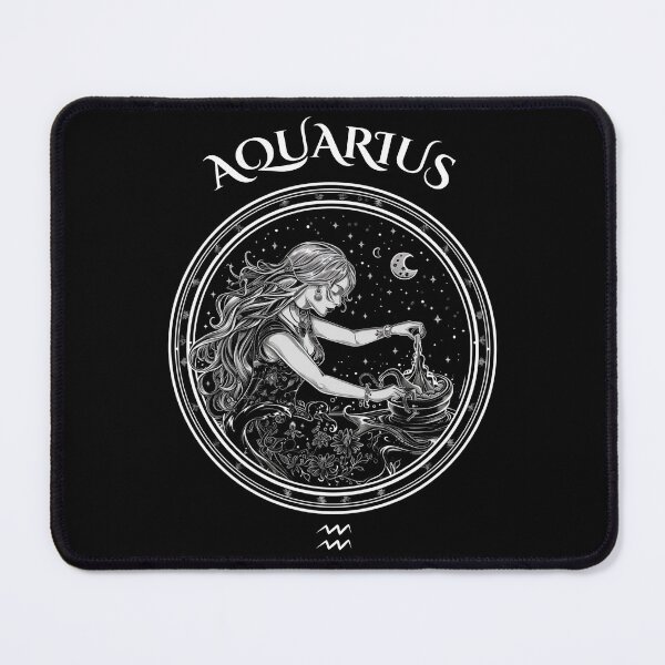 Item preview, Aquarius Zodiac Goddess – Mystical Astrology Art designed and sold by Zodilite.