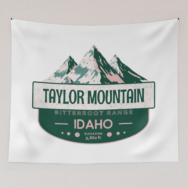 Item preview, Taylor Mountain, Bitterroot Range, Idaho, Mountain Design designed and sold by Wanderful-roads.