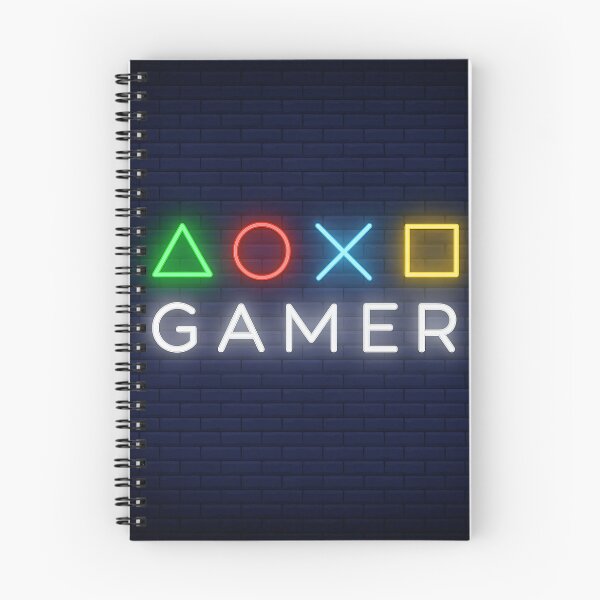 Item preview, Neon Gamer Symbols designed and sold by Kaleidoscope Print.