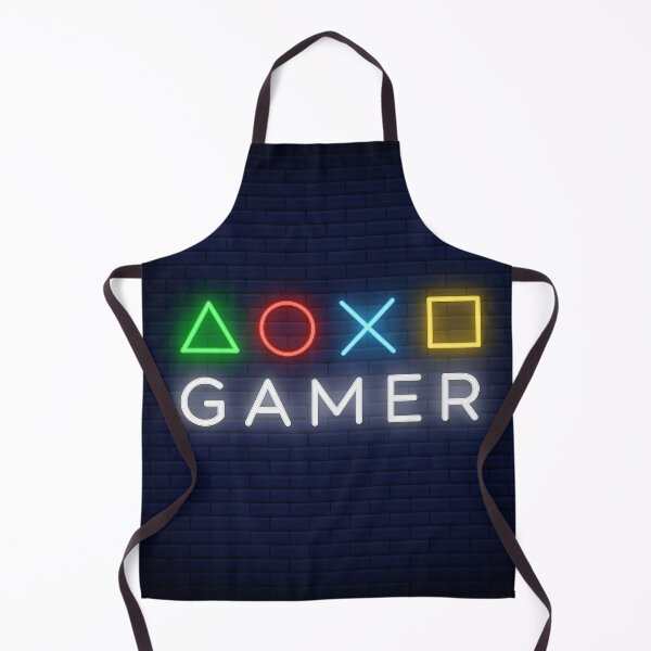 Item preview, Neon Gamer Symbols designed and sold by Kaleidoscope Print.