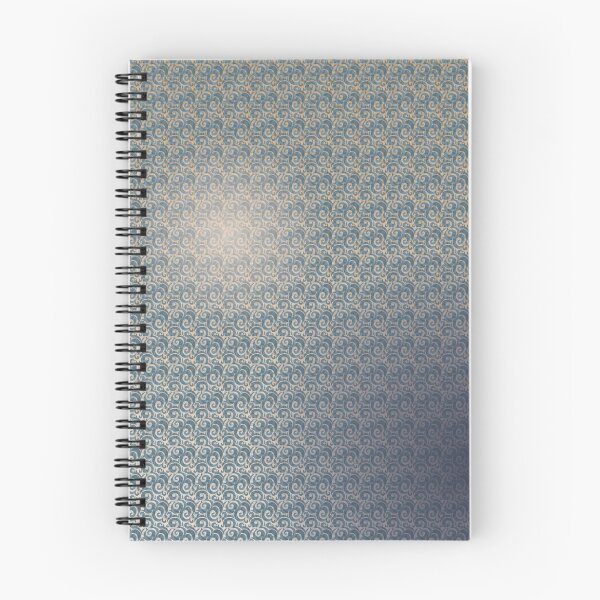 Item preview, Swirls Pattern Blue and Tan designed and sold by TyBrockDesigns.