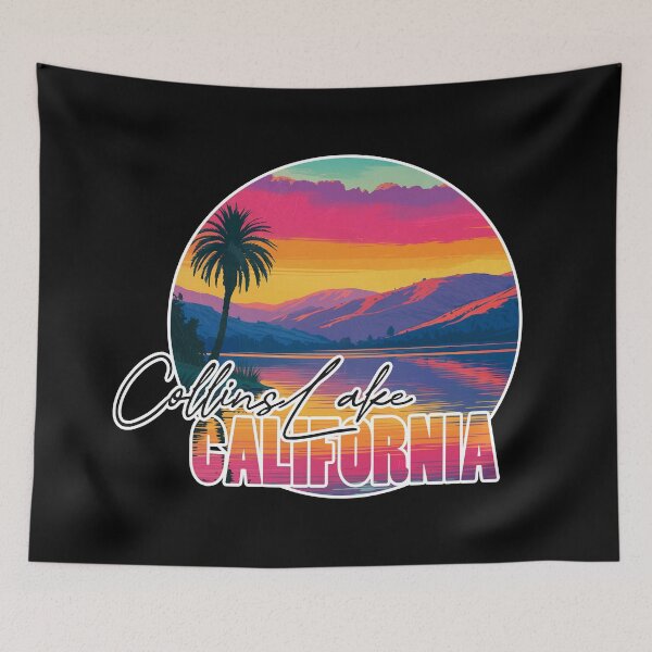 Item preview, Collins Lake, Yuba County, California, Lake sunset designed and sold by Wanderful-roads.