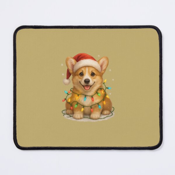Artikelvorschau, Weihnachts-Corgi-Elf mit Zuckerstange entworfen und verkauft von CreativeThoughts .