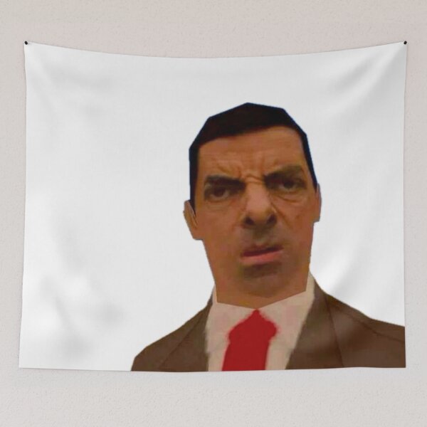 Item preview, Funny Mr.Bean Meme on White Background designed and sold by serenddy.