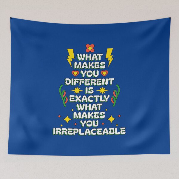 Item preview, What Makes You Different is Exactly What Makes You Irreplaceable designed and sold by Millusti.