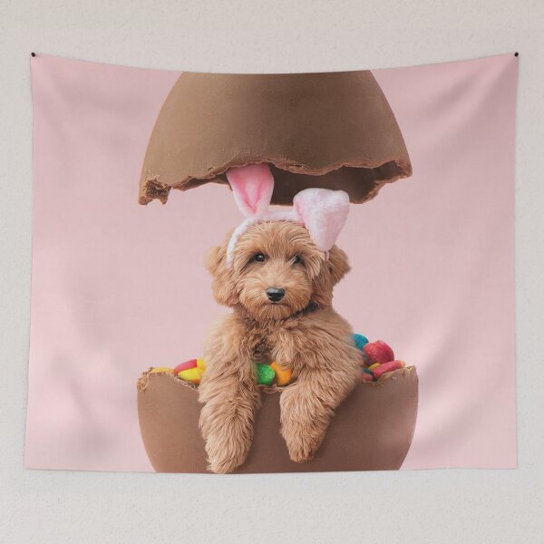 Item preview, Happy Easter Goldendoodle Easter Egg designed and sold by toppopin.
