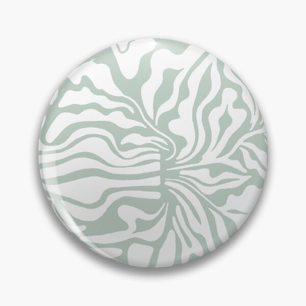 Item preview, Ellie-Greenish Hash Grey White designed and sold by Fabricatemyart.