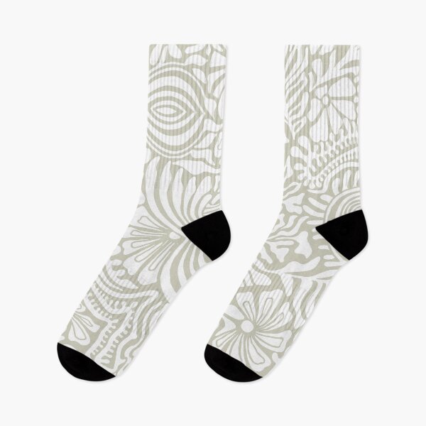 Item preview, Ellie-Brazilian Sand Grey White designed and sold by Fabricatemyart.