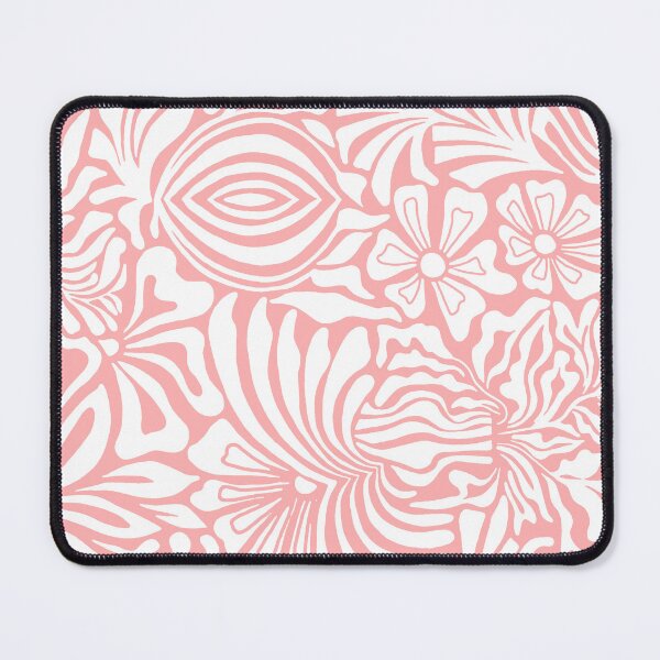 Item preview, Ellie-Crimson Dune- Rose Coral White designed and sold by Fabricatemyart.