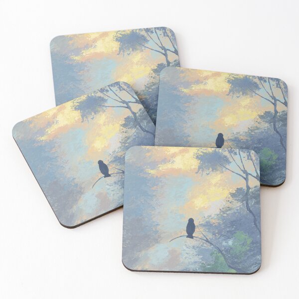 Item preview, Dreamy Bird in Pastel Forest designed and sold by StoryStroke.