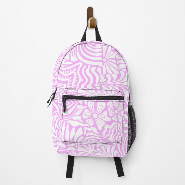 Item preview, Ellie-Light Fuchsia- Soft Light Pink White designed and sold by Fabricatemyart.