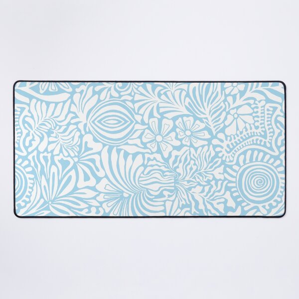 Item preview, Ellie-Light Cyan Blue designed and sold by Fabricatemyart.