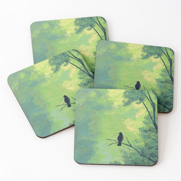 Item preview, Sunlit Bird in Lush Forest designed and sold by StoryStroke.