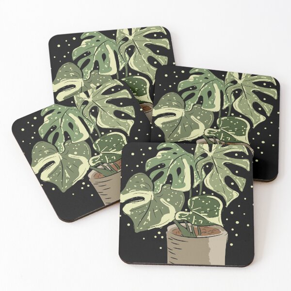 Item preview, monsera Variegata designed and sold by tsbbstudio.