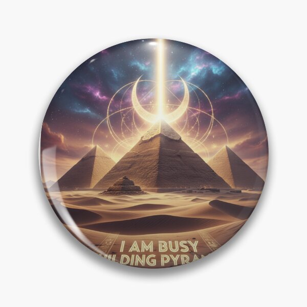 Item preview, Busy Building Pyramids Cosmic Art designed and sold by APStyles.