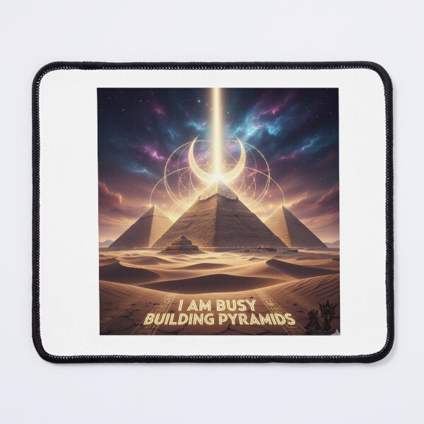 Item preview, Busy Building Pyramids Cosmic Art designed and sold by APStyles.