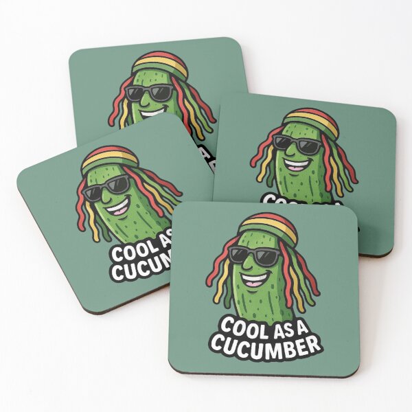 Item preview, Cool as a Cucumber – Funny Rasta designed and sold by Myra365Art.