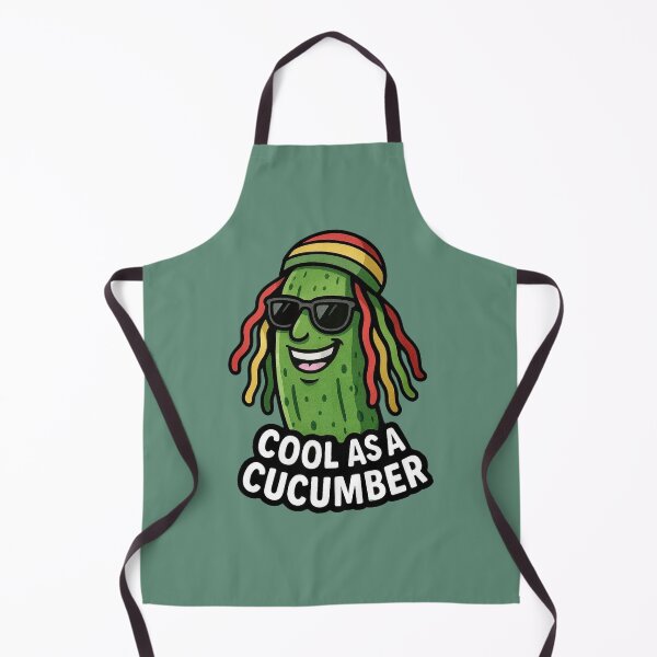 Item preview, Cool as a Cucumber – Funny Rasta designed and sold by Myra365Art.