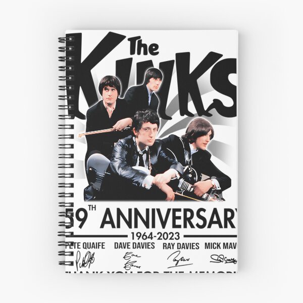 Item preview, The ki.nks 59th anniv.ersary 1964 2023 thank you for the memories white  designed and sold by Damiancross.
