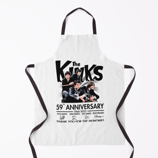 Item preview, The ki.nks 59th anniv.ersary 1964 2023 thank you for the memories white designed and sold by Damiancross.