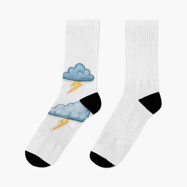 Item preview, Rainbow Lightning Weather Illustration designed and sold by K@raksnalee.