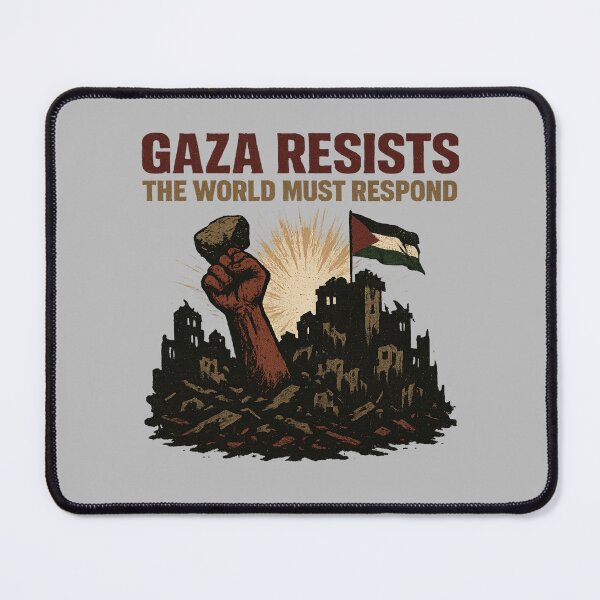 Item preview, Gaza Resists – Solidarity Artwork for Palestine designed and sold by ArthUpscale.