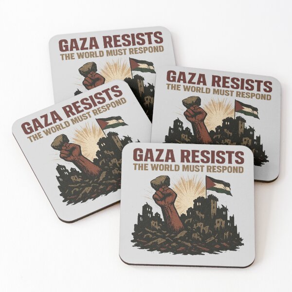 Item preview, Gaza Resists – Solidarity Artwork for Palestine designed and sold by ArthUpscale.