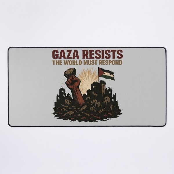 Item preview, Gaza Resists – Solidarity Artwork for Palestine designed and sold by ArthUpscale.