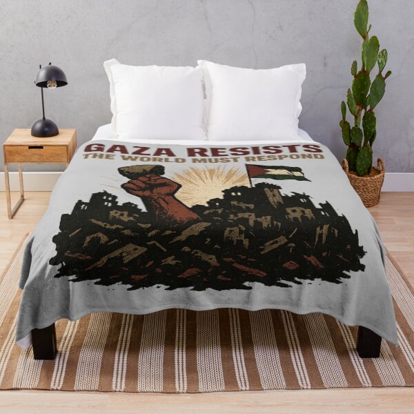 Item preview, Gaza Resists – Solidarity Artwork for Palestine designed and sold by ArthUpscale.
