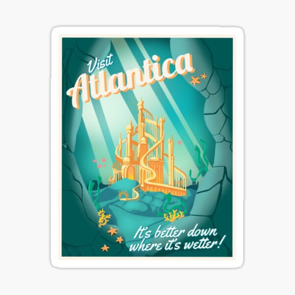 Vista previa del artículo con la obra «Visita Atlantica», diseñado y vendido por Jessica Feldman.
