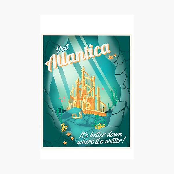 Visit Atlantica Photographic Print