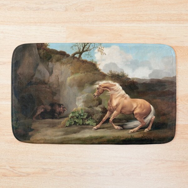 Item preview, Horse Frightened by a Lion 1762-1768 George Stubbs - British Animal Painting designed and sold by Under-TheTable.