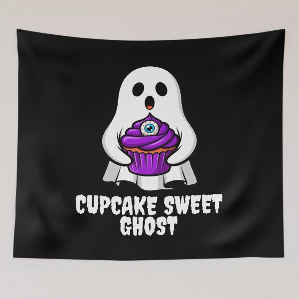 Item preview, CUPCAKE SWEET GHOST - GHOST HALLOWEEN designed and sold by KEF Custom.