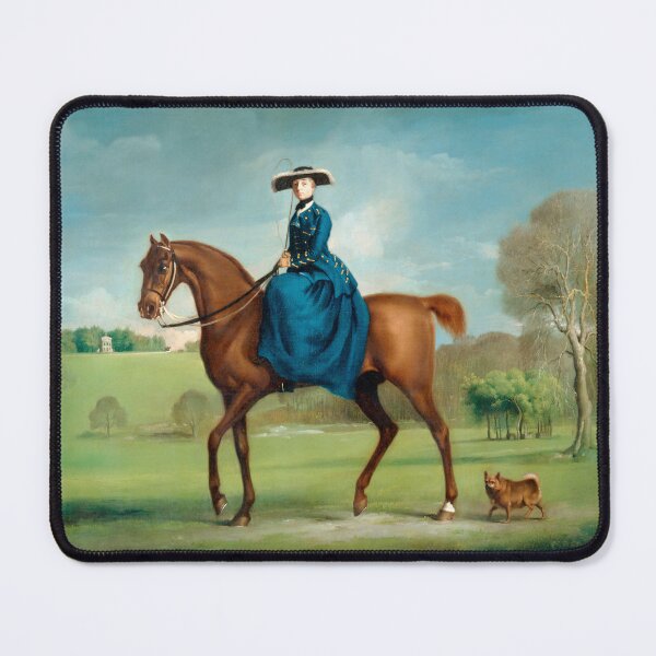Item preview, The Countess of Coningsby in the Costume of the Charlton Hunt George Stubbs - British Sporting Portrait - 18th Century Equestrian Art designed and sold by Under-TheTable.