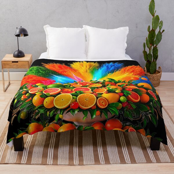 Item preview, Vibrant Fruit Explosion Artistry. designed and sold by Alexzonartshop.