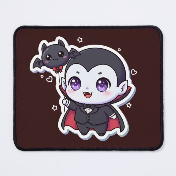 Item preview, Cute Chibi Vampire with Bat designed and sold by PrintBreeze.