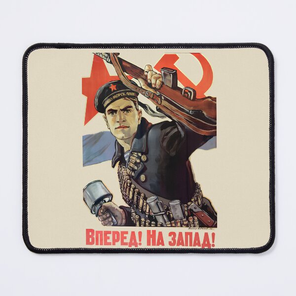 Item preview, Red Army WW2 Poster Print | Soviet Propaganda Art - 'Forward to the West' Vintage Design, Eastern Front History & WWII Memorabilia designed and sold by RevolutionToday.