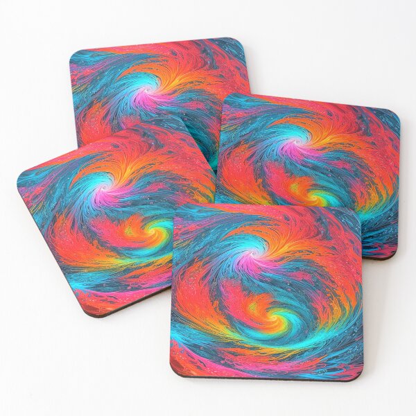 Item preview, Vibrant Cosmic Swirl of Colors. designed and sold by Alexzonartshop.