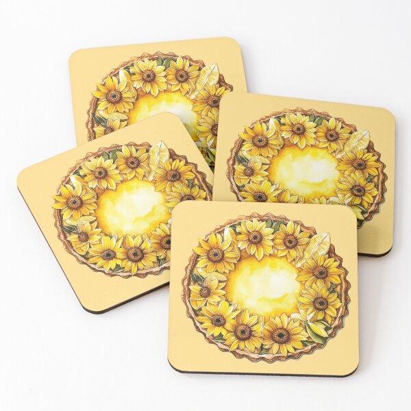 Item preview, Sunflower Cake | Vintage Botanical Kitchen Illustration designed and sold by Plantinum.