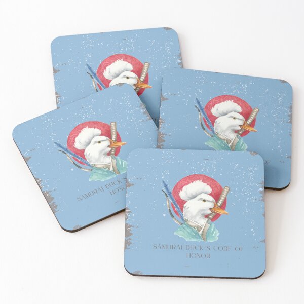 Item preview, Samurai Duck's Code of Honor-Illustrazione ad acquerello designed and sold by ArcanaAtelier.