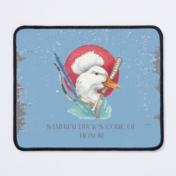 Item preview, Samurai Duck's Code of Honor-Illustrazione ad acquerello designed and sold by ArcanaAtelier.