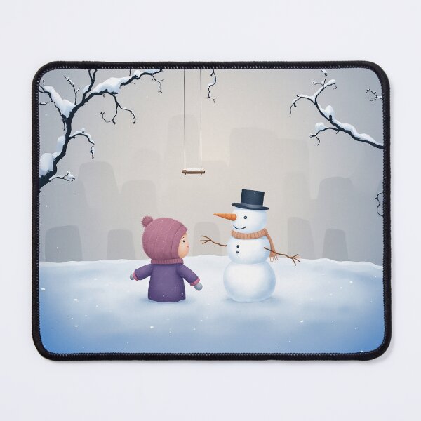 Item preview, Winter Chat with a Snowman designed and sold by Whimsical Hug.
