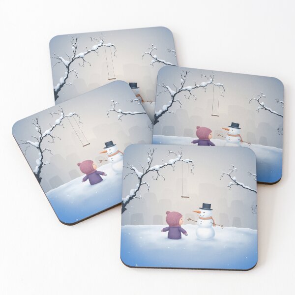 Item preview, Winter Chat with a Snowman designed and sold by Whimsical Hug.