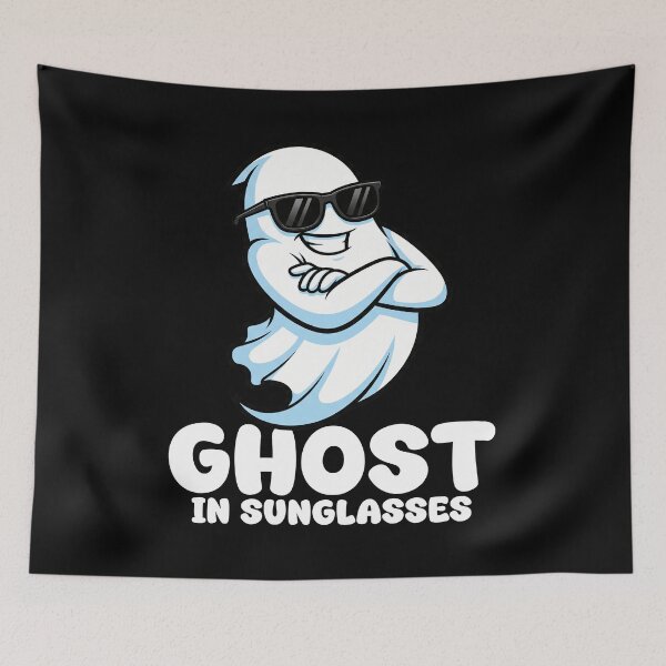 Item preview, GHOST IN SUNGLASSES - GHOST HALLOWEEN designed and sold by KEF Custom.