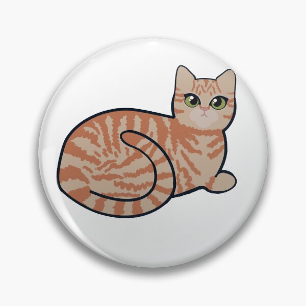 Item preview, Orange Tabby Kitty with Green Eyes designed and sold by madtella.