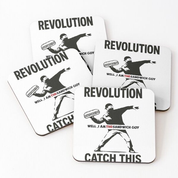 Item preview, Revolution Catch This Street Art Sandwich Meme designed and sold by GracefulPODshop.