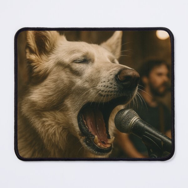 Item preview, Cinematic Swiss Shepherd Singing in Garage Band designed and sold by Flying Doggo.