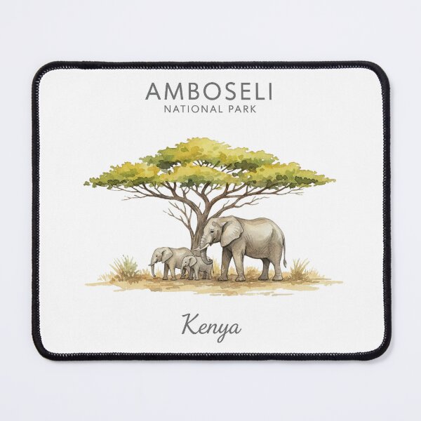 Item preview, Amboseli National Park designed and sold by FreshArtFusion.